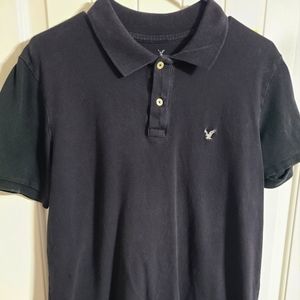 American Eagle: Men's Size M Collared Two-Button Polo